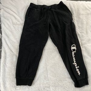 Black Champion Sweatpants